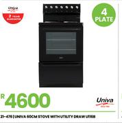 Univa 60cm Stove With Utility Draw U116B
