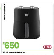 Defy 4.7Ltr Air Fryer 40-1211