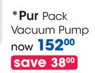 Pur Pack Vacuum Pump