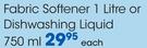 Clicks Fabric Softener 1L Or Dishwashing Liquid-Each