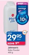 Johnson's Baby Powder-400g