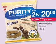 Purity Mabele Porridge-2x350G