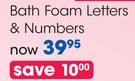Clicks Bath Foam Letters & Numbers