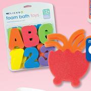 Clicks Bath Foam Letters & Numbers
