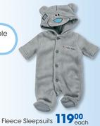 Tiny Tatty Fleece Sleepsuits-Each