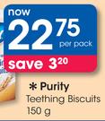 Purity Teething Biscuits-150g Per Pack
