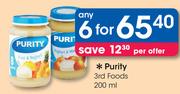 Purity 3rd Foods-6 x 200ml