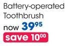 Clicks Battery-Operated Toothbrush