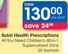 Solal Health Prescriptions All You Need Children's 40-In-1 Supernutrient Drink-30 Sachets