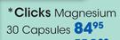 Clicks Magnesium 30 Capsules