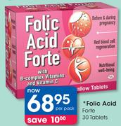 Folic Acid Forte 30 Tablets-Per Pack