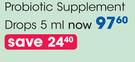  Probi Flora Probiotic Supplement Drops-5ml Each