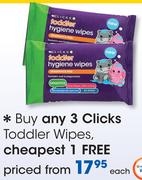 Clicks Toddler Wipes-Each