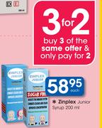 Zinplex Junior Syrup-200ml