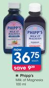 Phipp's Milk Of Magnesia-100ml