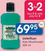 Listerfluor Kids Mouthwash-500ml