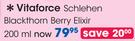 Vitaforce Schlehen Blackthorn Berry Elixir-200ml