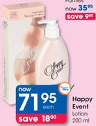 Happy Event Lotion-200ml Each
