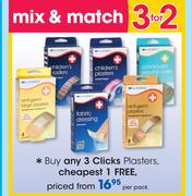 Clicks Plasters-Per Pack