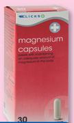 Clicks Magnesium 30 Capsules-Per Pack