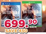 PS4 & Xbox One Battlefield 1-Each