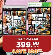 PS3 / Xbox 360 Grand Theft Auto V-Each