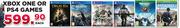 XBox One Or PS4 Games-Each