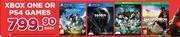 XBox One Or PS4 Games-Each