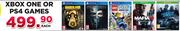 XBox One Or PS4 Games-Each