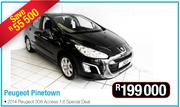 Peugeot Pinetown 2014 Peugeot 308 Access 1.6 Special Deal