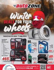 Autozone : Winter Deals For Your Wheels (24 June - 07 July 2024)