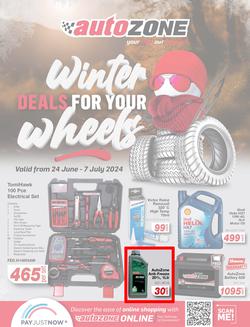 Autozone : Winter Deals For Your Wheels (24 June - 07 July 2024), page 1