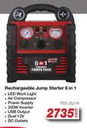 Rechargeable Jump Starter 6 In 1 FED.JSJ18-Each