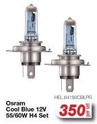 Osram Cool Blue 12V 55/60W H4 Set HEL.64193CBLPR-Per Set