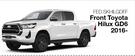 Skinz Custom Fit Seat Covers For Front Toyota Hilux GD6 2016- FED.SKHILGDFF-Per Set