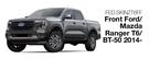 Skinz Custom Fit Seat Covers For Front Ford/Mazda Ranger T6/BT-50 2014- FED.SKINZT6FF-Per Set