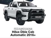 Race Rubber Mats For Hilux Dble Cab Automatic 2016+ FED.MAT00058-Per Set