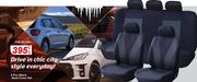 9 Pce Black Seat Cover Set FED.SC1881-Per Set