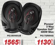 Pioneer 3 Way Speaker 6 x 9" 400W Max PIO.TSR6951S-Per Set