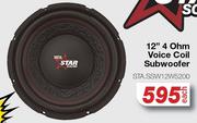 StarSound 12" 4 Ohm Voice Coil Subwoofer STA.SSW12W5200