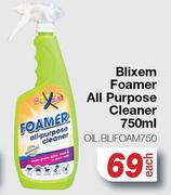 Blixem Foamer All Purpose Cleaner OIL.BLIFOAM750-750ml Each