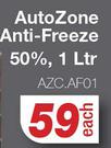 Auto Zone Anti Freeze 50% AZC.AF01-1L Each
