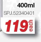 Spanjaard Lectro Kleen SPJ.52340401-400ml Each