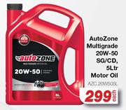 Autozone Multigrade 20W-50 SG/CD, Motor Oil AZC.20W505L-5Ltr