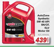Autozone Synthetic 5W-40 API SN/CF, Motor Oil AZC.5W405L-5Ltr