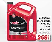 Autozone Mono Grade SAE-40, Motor Oil AZC.SAE405L-5Ltr