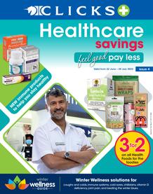 Clicks : Healthcare Savings (22 June - 20 July 2022)