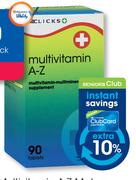 Clicks Multivitamin A-Z 90 Tablets-Per Pack