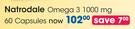 Natrodale Omega 3 1000mg 60 Capsules