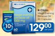 Clicks Mega Evening Primrose Oil 60 Capsules-Per Pack